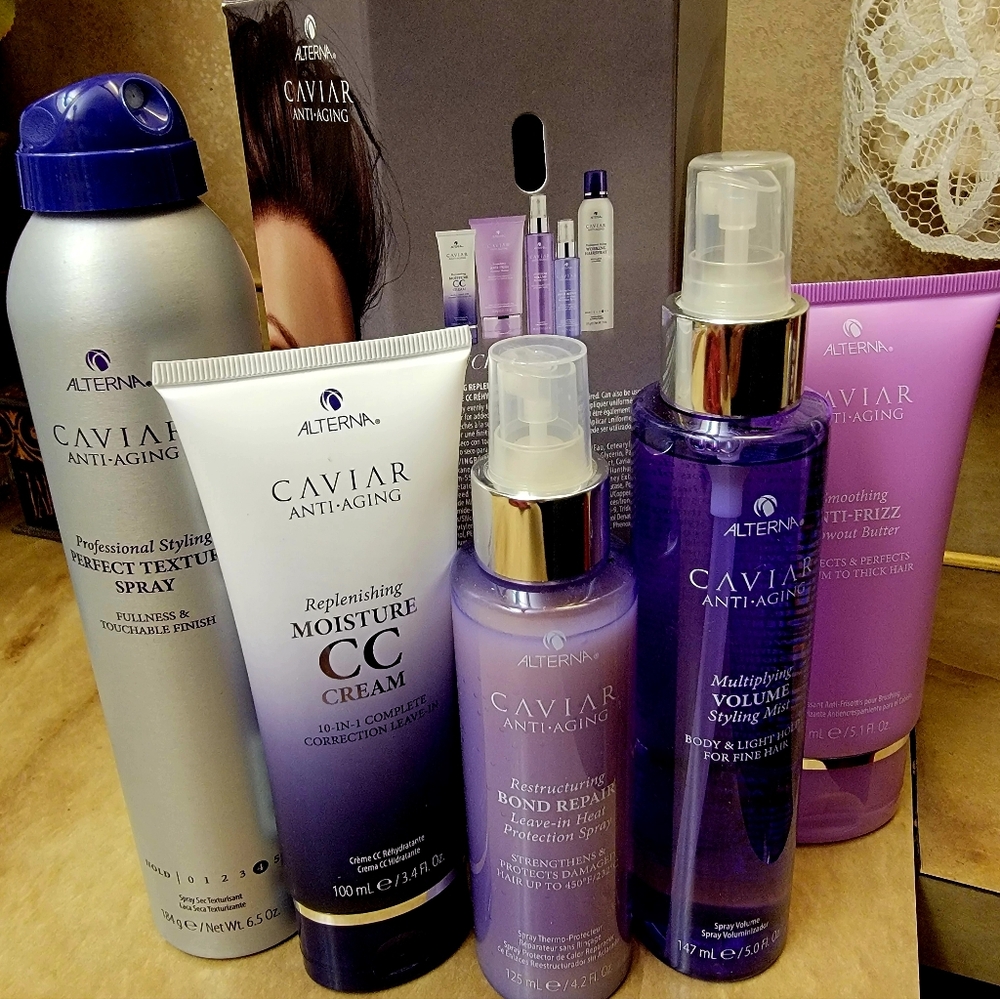 Alterna CAVIAR anti aging hair styling in a box